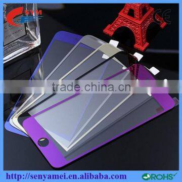 9H High Quality Color Tempered Glass Screen Protector for Iphone 6 With Back Cover photo-2