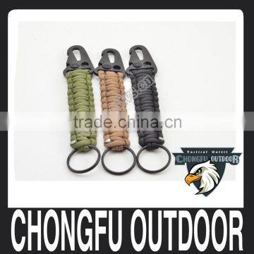 2016 hot selleing survival outdoor custom keychain wholesale