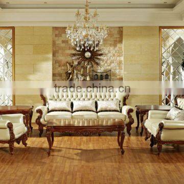 european carved hotel furniture/ luxury italian sofas for sale/ 2015 wooden classic sofa Arab style living room furniture HS25