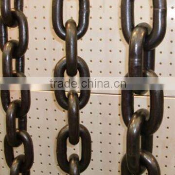 G80 black painted HIGH TENSILE wire rope alloy heavy lifting chain