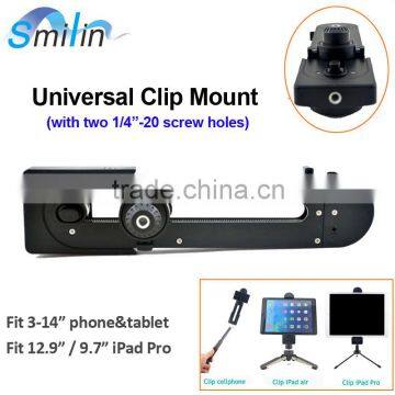 Amazon&Ebay Beautiful Newest Universal Clip Mount Tablet PC Cradle Mobile Phone Tripod Stand Holder for IPhone SE and IPad Pro Quality Choice