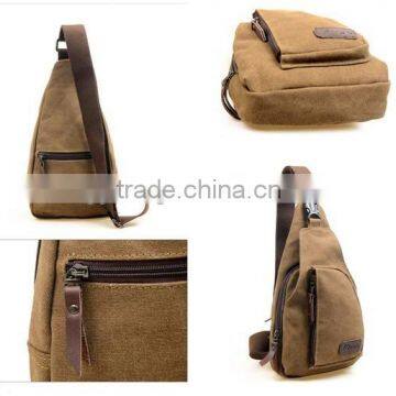 2015 Plain Standard Size Canvas Messanger Bag, Men's Shoulder Bag photo-3