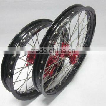 Prowel Racing Off Road Motorcycle Wheel 1.6x21"/2.15x19" COMPLETE WHEELS SET Dirt Bike Rims and Hub For Honda CRF photo-2