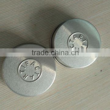 High quality round 45mm sizes aluminum cap