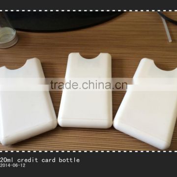 credit card plastic perfume fine mist pump spray bottle