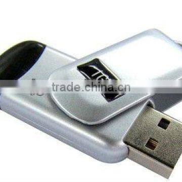 Factory Price OEM Plastic Swivel USB Stick With Logo Printing For Promotion