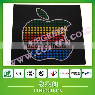 Distinctive design Incomplete fruit sound active led panel for t-shirt