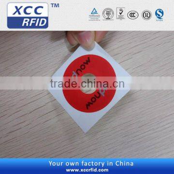 Dia25mm/30mm/pvc soft material nfc sticker tag