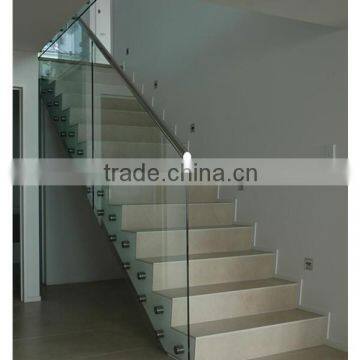 AISI 316 Threaded Standoff/ Rubber Standoff Pins for Indoor Stair Glass Railing Designs