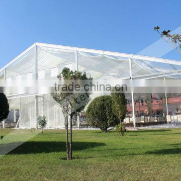 30m x 30m big outdoor transparent wedding party tent exported to Georgia for wedding party tent