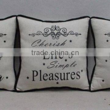 Square Vintage Throw Pillow Case Shell Decorative Cushion Cover Pillowcase (Home)