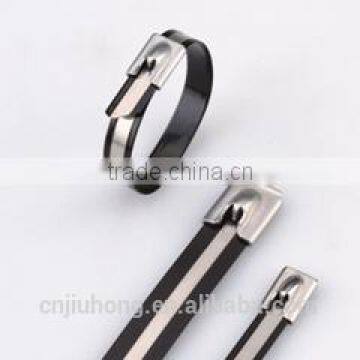 Stainless Steel Cable Ties- Ball-Lock Semi-Polyester Coated Ties