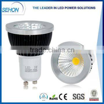 popular mr16 base 7w COB dimmable led spotlights with saa ce cetifications