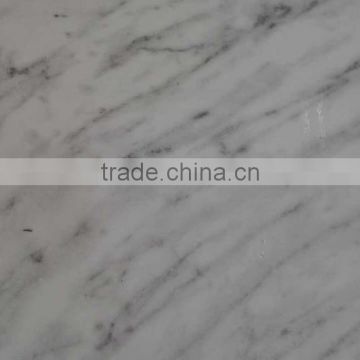 Artificial Marble Carrara White Bathroom Vanity Top Color