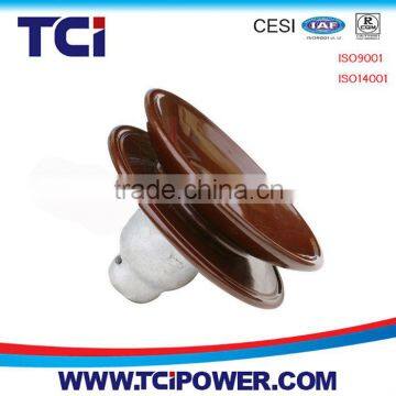 IEC Anti-pollution porcelaneous disc insulator for power line