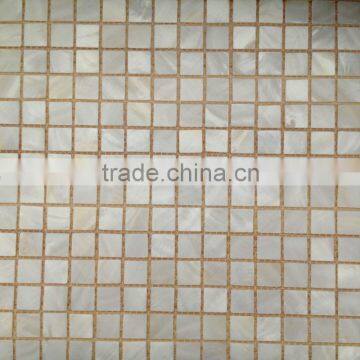 Pure white shell mosaic freshwater MOP shell