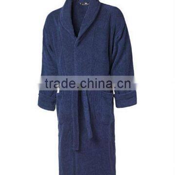 100% cotton dark color pajamas/sleepcoat/bathrobe wholesale