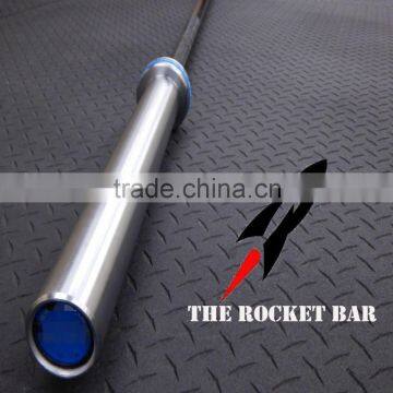 Weight lifting bar,Olympic Barbell,ROCKET BAR (MEN): BLACK ZINC