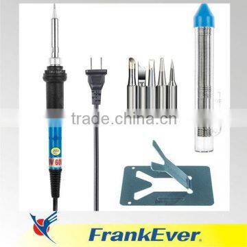 FRANKEVER 60W 110V 5tip solder wire stand Adjustable Temperature Welding Soldering iron