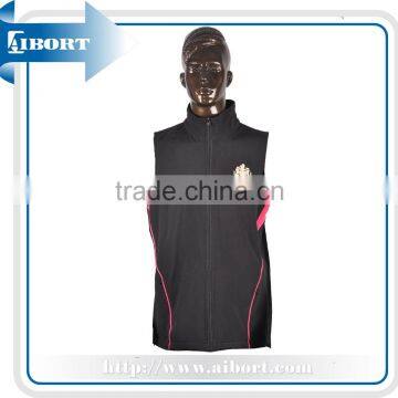 wholesale plain hoodie sleeveless jackets