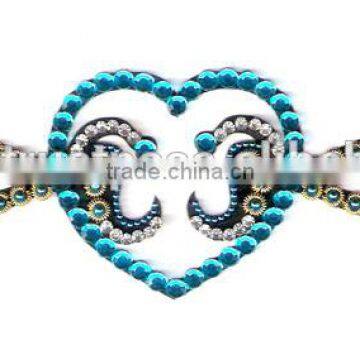 High Rang Crystal Arm Band Tattoos Sticker/Fashion Crystal Art Assorted Beautiful Tattoos Sticker photo-4