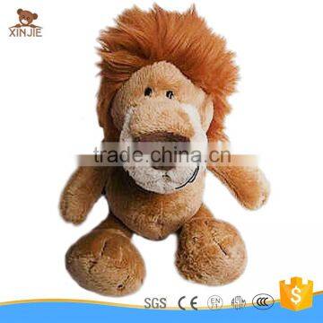 EN71 standard brown lion plush toy good quality stuffed lion soft toy factory