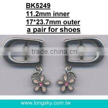 charm added belt buckles for boots (#BK5249/11.2mm inner)