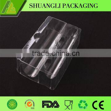 Blister packaging insert tray for facial cleanser bottle