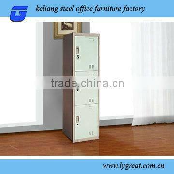 2013 latest 3 door bedroom steel wardrobe design