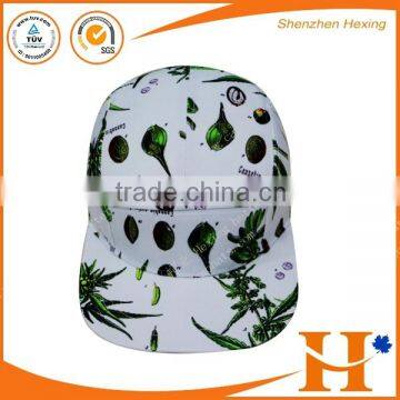 Woman's printing snapback cap online shopping hawaiian 5 panel strapback cap