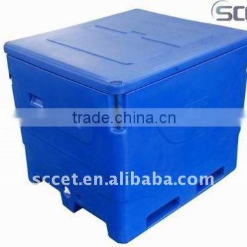 600L Plastic Fish Cooler Box Cooler Carrier