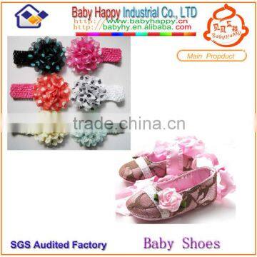 assorted color mesh happy baby shoes