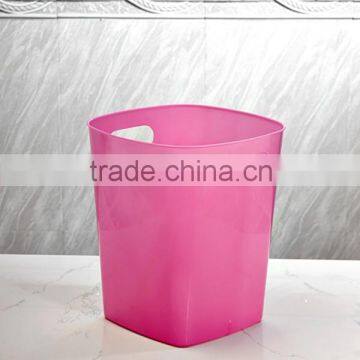 simple design kitchen trash can, plastic garbage bin with holder