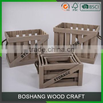 China Wholesale Market Plain White Wooden Wine Box