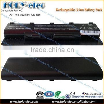 Laptop LI-ION BATTERIA PER ASUS A31-N56 A32-N56 A33-N56 10.8-11.1V 4400MaH(A32-N56)