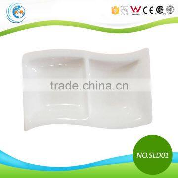 TC-SLD01 White Ceramic Sushi Dishes