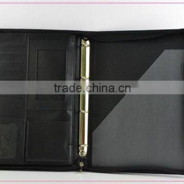 2015 new gentlemen business leather files holder/ document bag