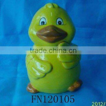 Hand-Painted Ceramic Coin Bank for Kids