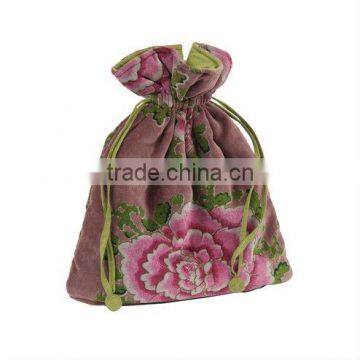 unique fancy velvet packaging bag wholesale