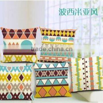 Bohemian Style digital printing square cushion cover decrotive furniture cushion cover