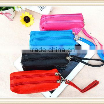 China wholesale hot selling fashion zipper coin purse wallet lady purse big size