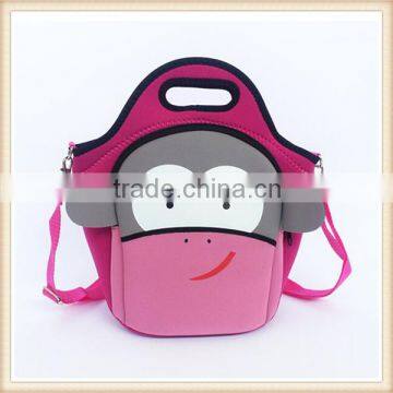 high quality Printed neoprene kids lunch bags for kid cooler bag