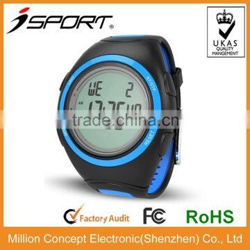 Watch Chronograph Waterproof Large LCD Display 10 Laps Memory Countdown Timer photo-2