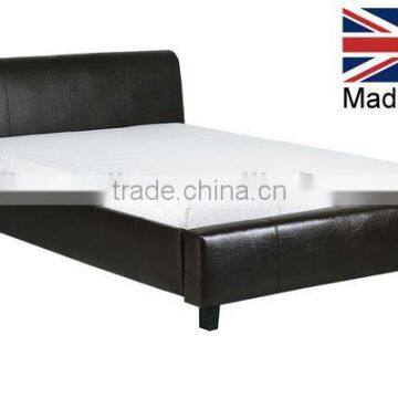 black leather sofa bed , soft leather bed, leather sofa cum bed