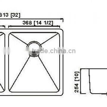 handmade stainless steel sink washing basin