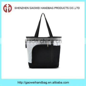 High Quality 2016 Fashion Polyester Waterproof Promotional Cheap Logo Shopping Bag