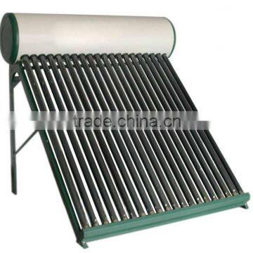 High pressure heat pipe solar water heater with all glass vacuum tube