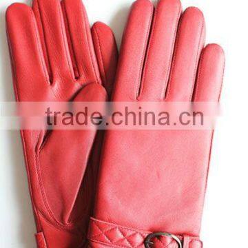 leather glove ,fashion glove ,sheep nappa gloves for ladies