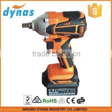 2016 DC 20V Li-ion Battery Brushless electric cordless impact wrench