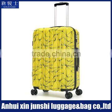 Good Quality Flower Print ABS PC Luggage Eminent Hard Luggage